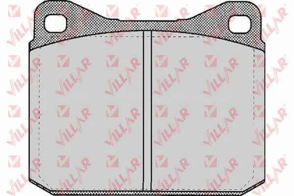 Brake Pad Set, disc brake (626.0401)