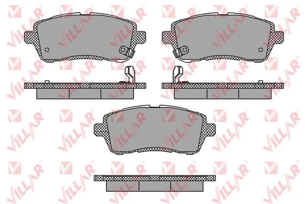 Brake Pad Set, disc brake (626.1673)