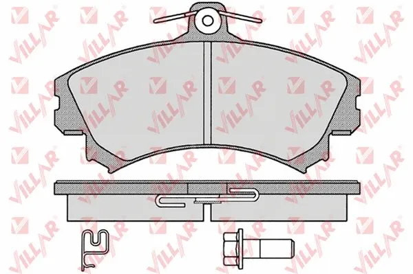 Brake Pad Set, disc brake (626.1221)