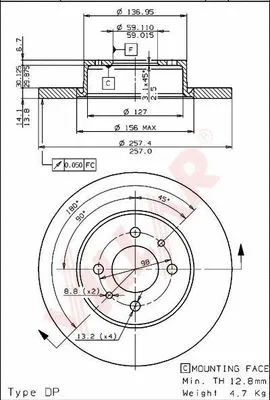 Brake Disc (628.1564)