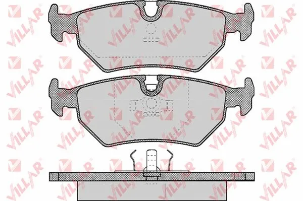 Brake Pad Set, disc brake (626.0418)