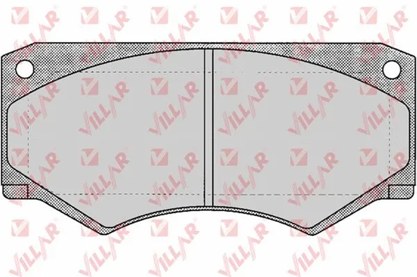 Brake Pad Set, disc brake (626.0180)