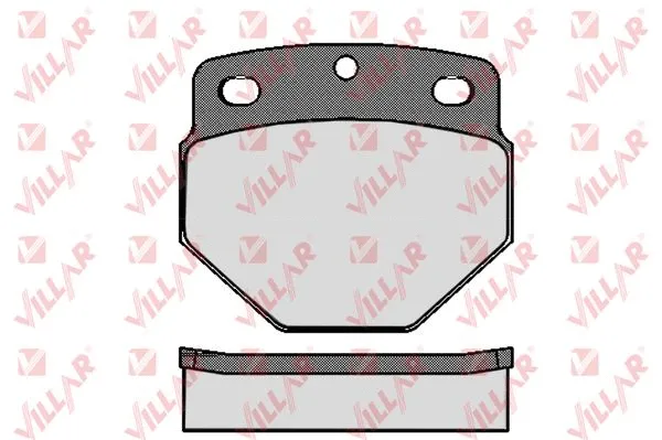Brake Pad Set, disc brake (626.1146)