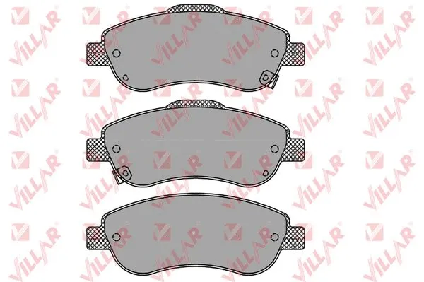 Brake Pad Set, disc brake (626.1456)