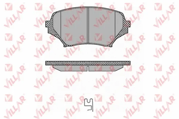 Brake Pad Set, disc brake (626.1378)