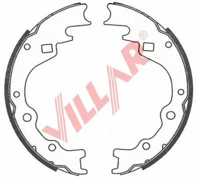 Brake Shoe Set (629.0734)