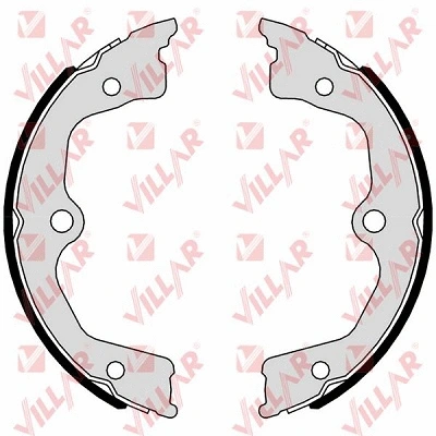 Brake Shoe Set, parking brake (629.0249)