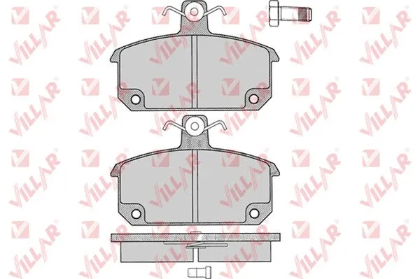 Brake Pad Set, disc brake (626.0196)