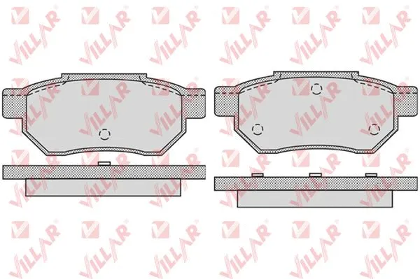 Brake Pad Set, disc brake (626.0928)