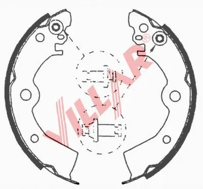 Brake Shoe Set (629.0649)