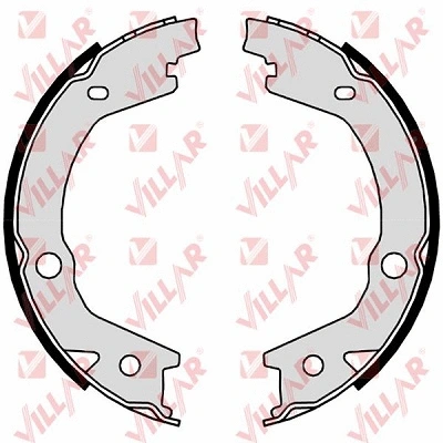 Brake Shoe Set, parking brake (629.0260)