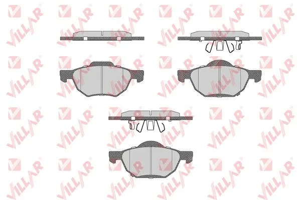 Brake Pad Set, disc brake (626.1211)