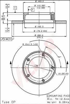 Brake Disc (628.1137)