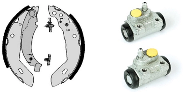 Brake Shoe Set (608.7951)