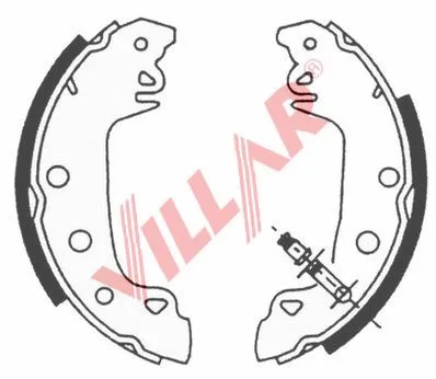 Brake Shoe Set (629.0650)