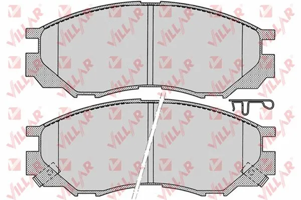 Brake Pad Set, disc brake (626.0686)