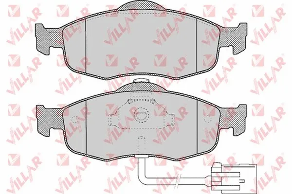 Brake Pad Set, disc brake (626.0461)