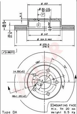 Brake Disc (628.1664)