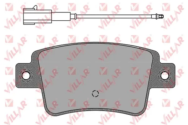 Brake Pad Set, disc brake (626.1677)