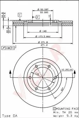 Brake Disc (628.1873)