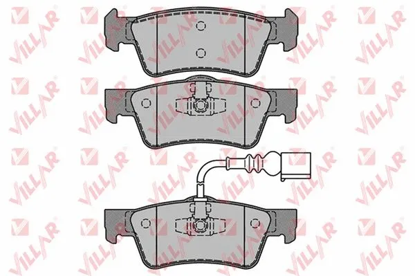 Brake Pad Set, disc brake (626.1284)