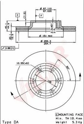 Brake Disc (628.1264)