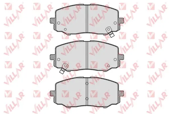 Brake Pad Set, disc brake (626.1633)