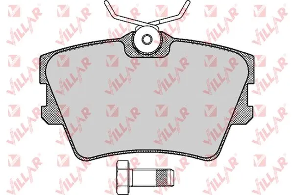 Brake Pad Set, disc brake (626.0616)