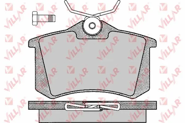 Brake Pad Set, disc brake (626.0294)