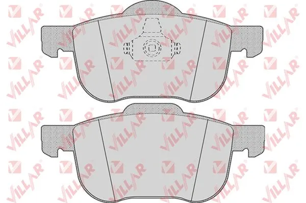 Brake Pad Set, disc brake (626.0704)