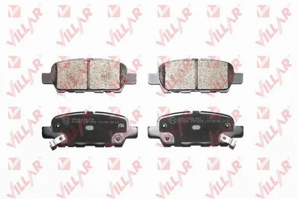 Brake Pad Set, disc brake (626.1839)