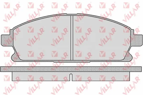 Brake Pad Set, disc brake (626.0935)