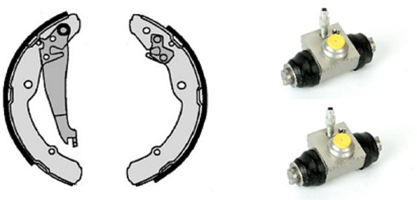 Brake Shoe Set (608.8219)