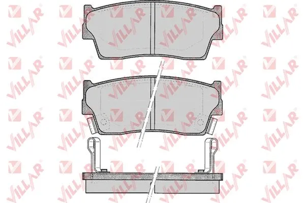 Brake Pad Set, disc brake (626.0342)