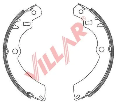 Brake Shoe Set (629.0770)