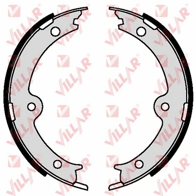Brake Shoe Set, parking brake (629.0403)