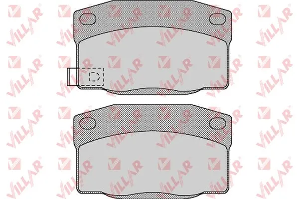 Brake Pad Set, disc brake (626.1128)