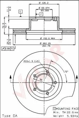 Brake Disc (628.1549)