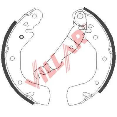 Brake Shoe Set (629.0895)