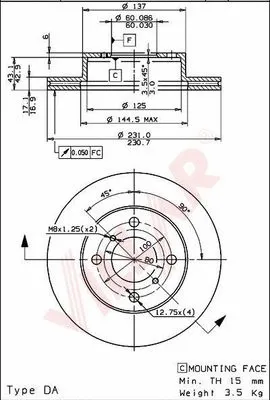 Brake Disc (628.1091)