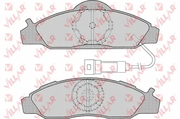 Brake Pad Set, disc brake (626.0721)