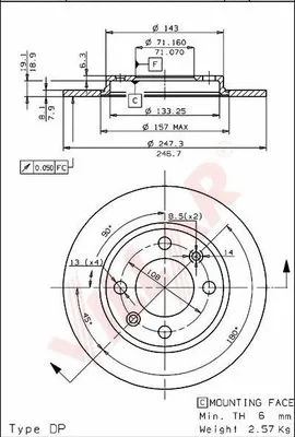 Brake Disc (628.0273)