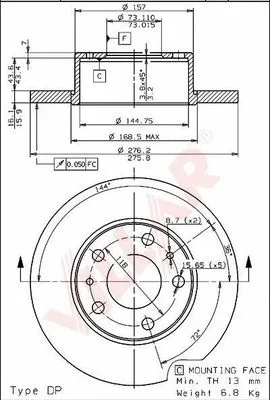 Brake Disc (628.1529)