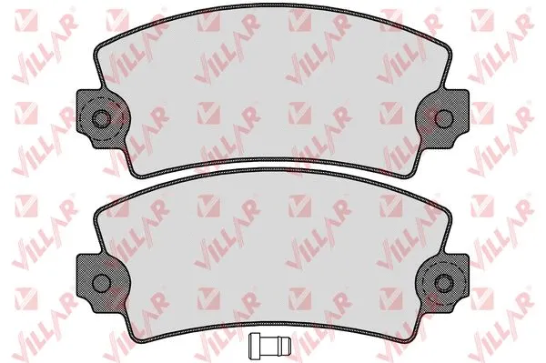 Brake Pad Set, disc brake (626.0117)