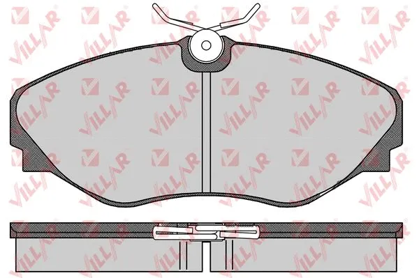 Brake Pad Set, disc brake (626.0908)
