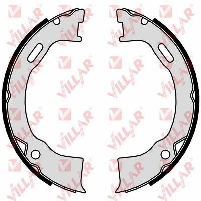 Brake Shoe Set, parking brake (629.0240)