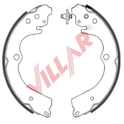 Brake Shoe Set (629.0889)