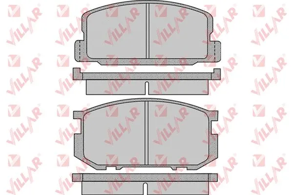 Brake Pad Set, disc brake (626.1116)