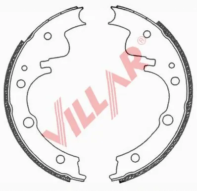 Brake Shoe Set (629.0683)