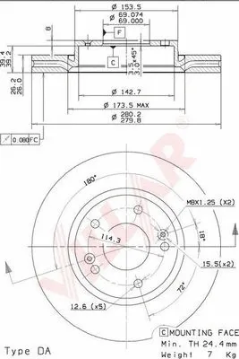 Brake Disc (628.1490)